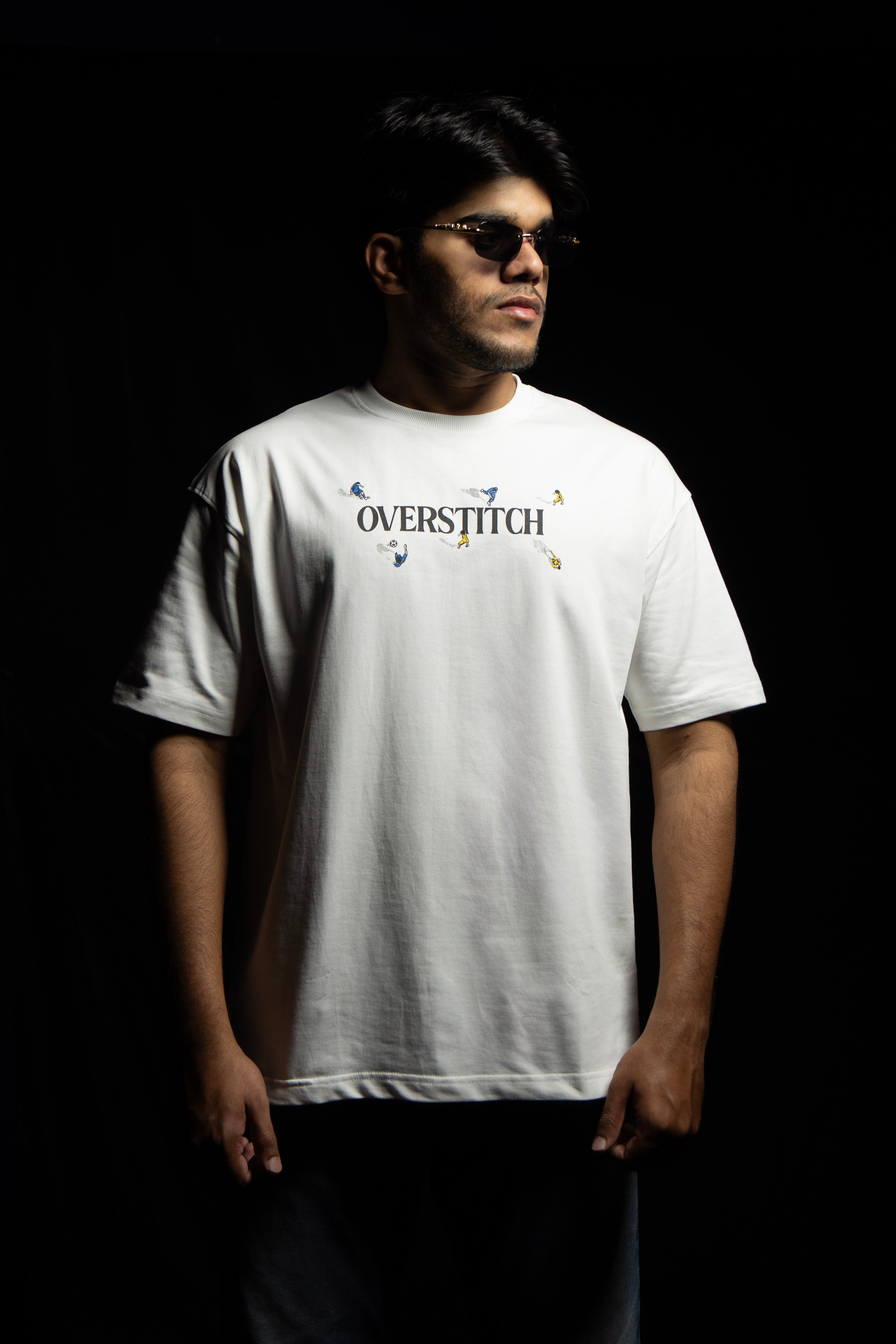 White Full-Time Boxy Oversized T-Shirt