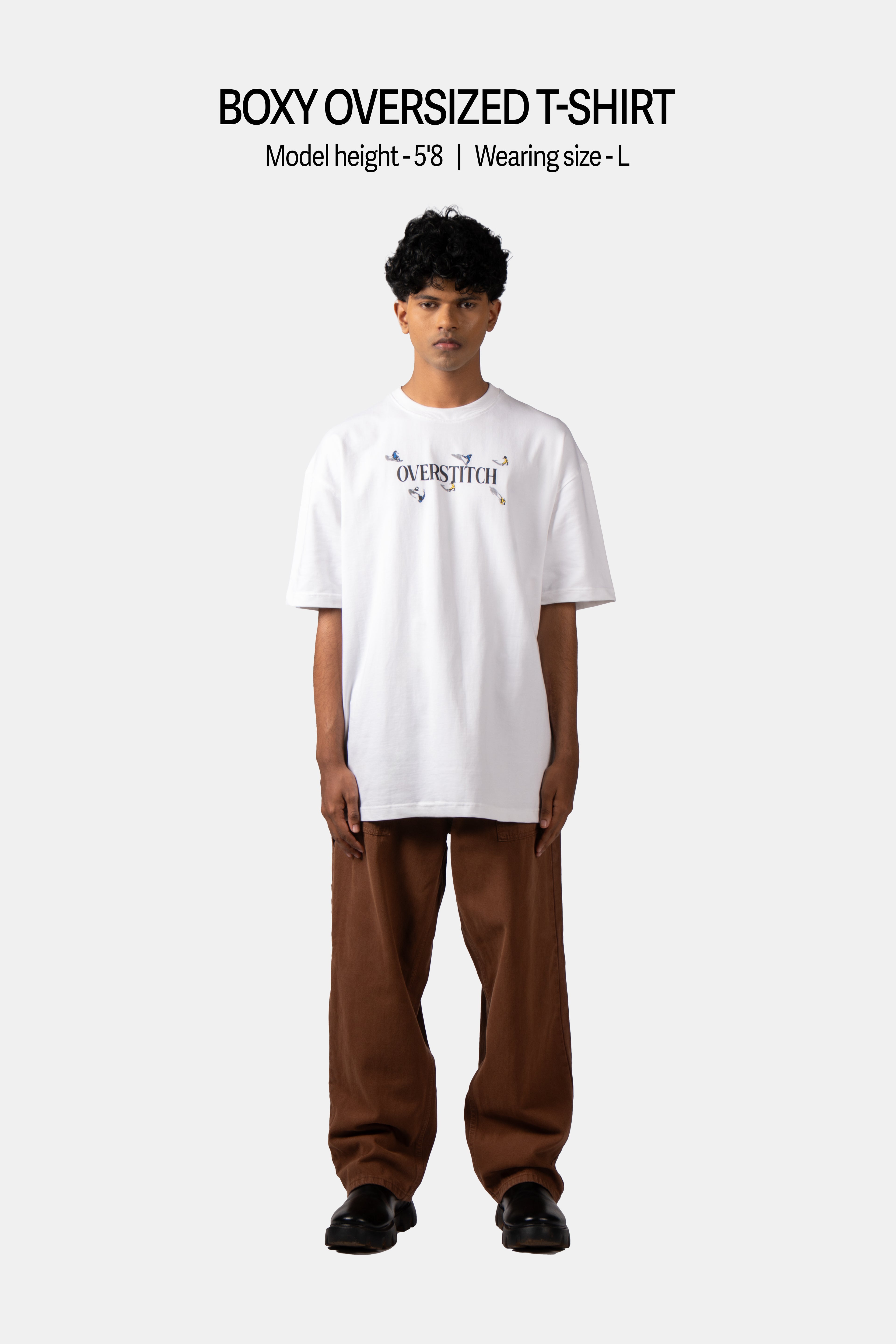White Full-Time T-Shirt