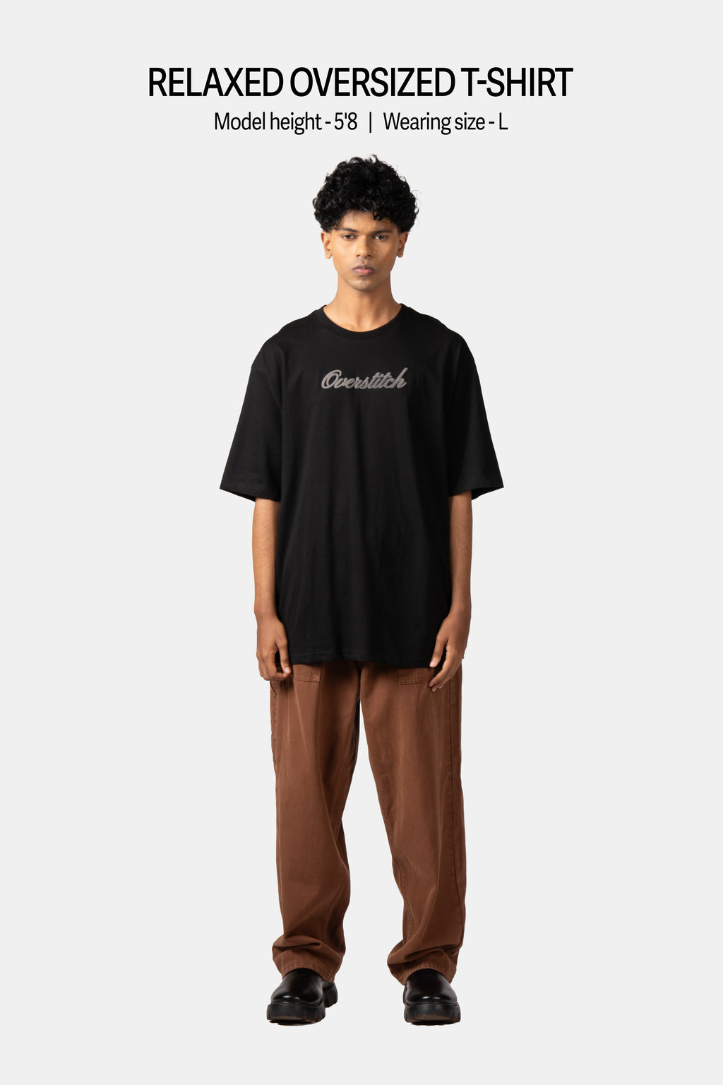 Black Embossed T-Shirt